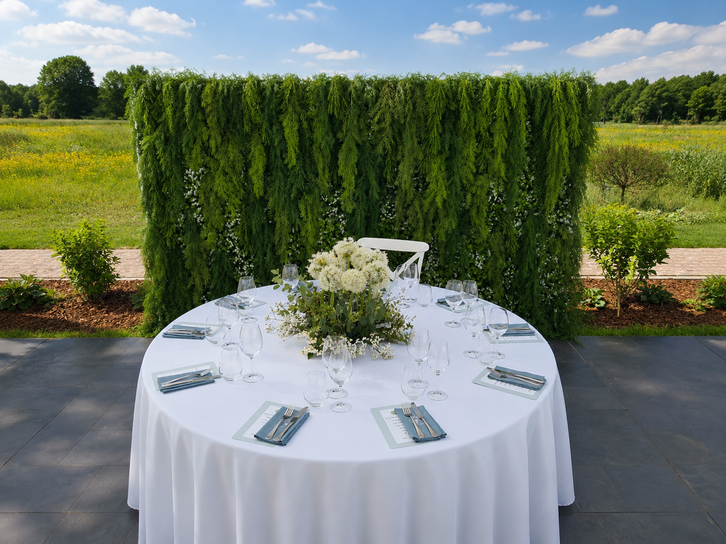 Ścianka weselna White Bliss Green Designers